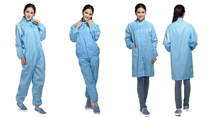 ESD-Reinigungsraum Schmuck-Jumpsuit-Uniform Arbeitsbekleidung Labcoat Schutzanzug Antistatische Labormantel ESD-Anzug Arbeitsbekleidung