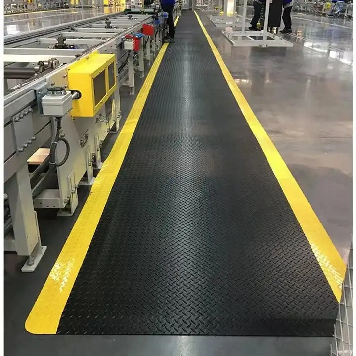 ESD-Anti-Ermüdungsmatte Industrielle Fußbodenmatte Anti-Rutsch-Anti-Ermüdungsmatte PVC EPDM Gummi-Fußbodenmatte
