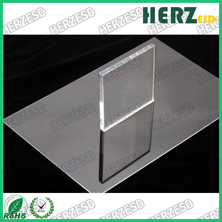 ESD Anti-statische Acrylplatte PMMA Kunststoffplatte Saubere statische, disspazive Plexi-Glasplatte