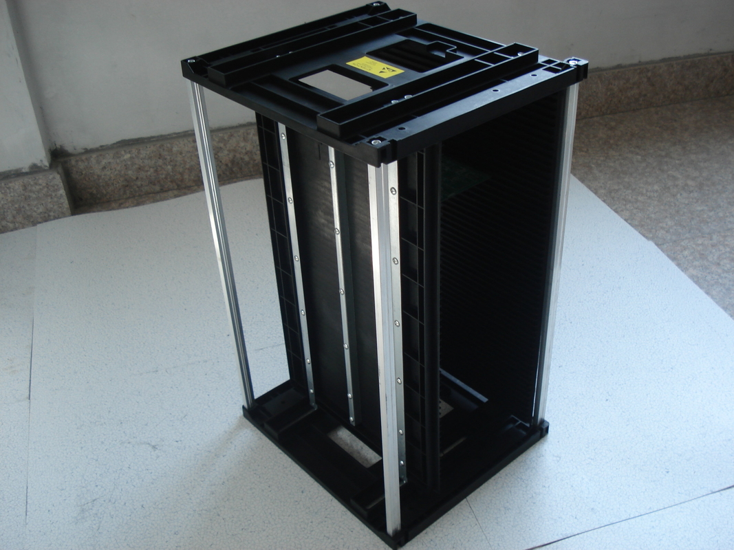 ESD-PCB-Magazin-Rack Antistatische SMT-PCB-Speicherkarre für sichere PCB-Behandlung 355*315*580mm
