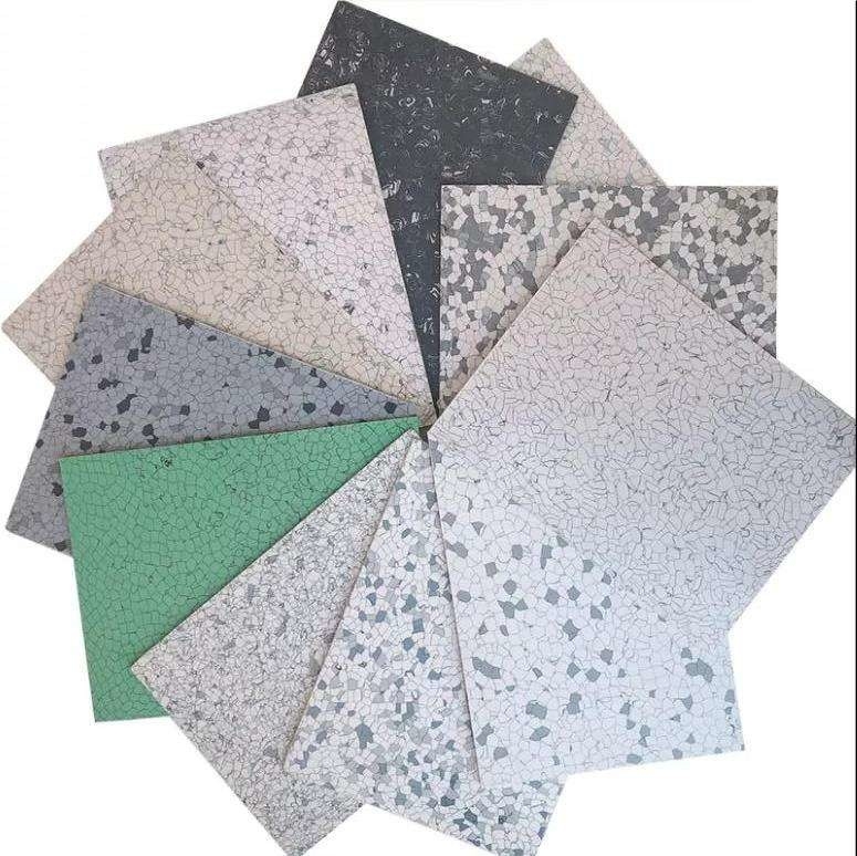 Antistatische PVC-Floormatte Vinyl-Floorplatten für den Innenbereich Antistatische PVC-Floorplatten ESD-Fliesen