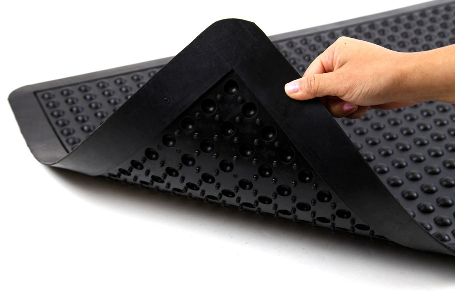 Schwarze Anti-Ermüdungsmatte ESD Industrie Gummi Anti-Ermüdungsmatte für Werkstatt Anti-Rutschmatte