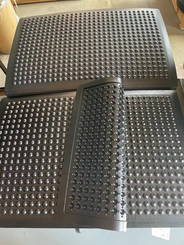 Schwarze 13mm Dicke Antistatische Anti-Ermüdung Fußbodenmatte Für Werkstatt Anti-Rutsch Anti-Ermüdung Matte