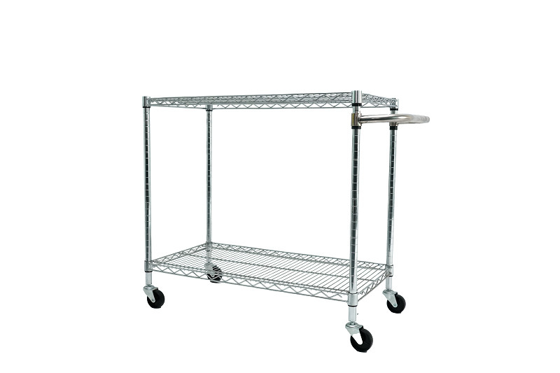 Spezialisierte Edelstahl-ESD-Drahtreppe-Trolley Karrennetz-Speicher-Antistatische Drahttrolle
