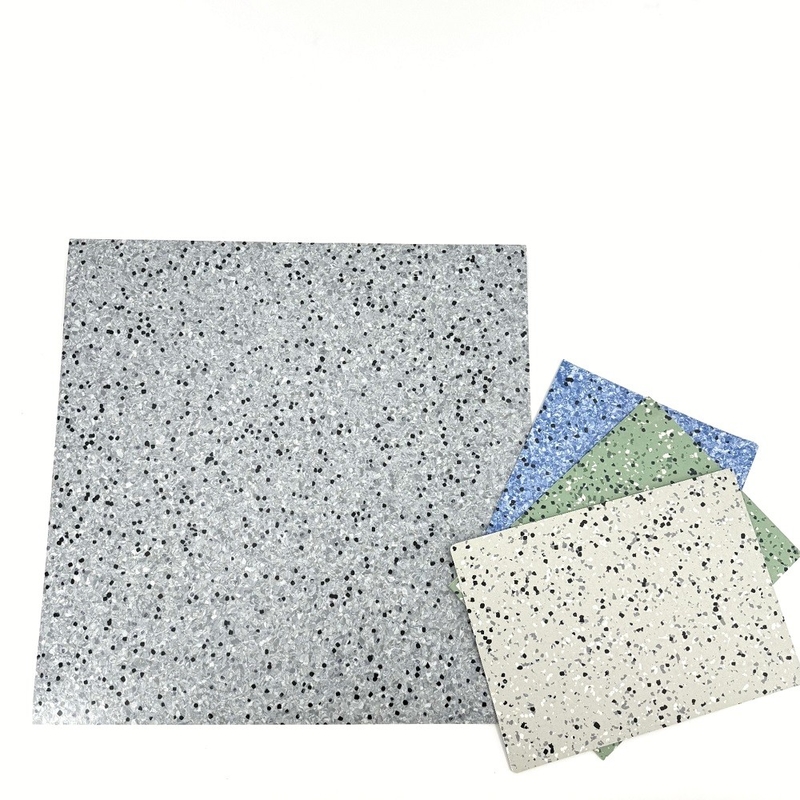 Leitfähige PVC-Bodenfliesen Vinyl-Antistatische mehrfarbige PVC-ESD-Bodenfliesen für Reinräume