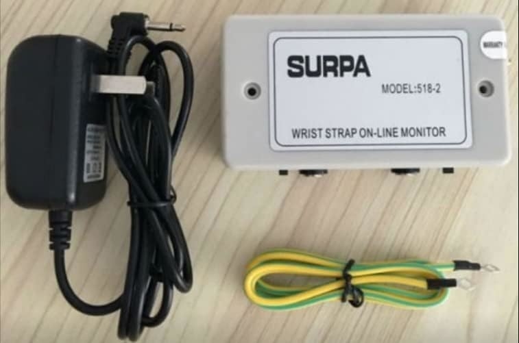 ESD SURPA 518-2 ESD-Gelenkbandprüfer / Online-Monitor für antistatische Gelenkbande