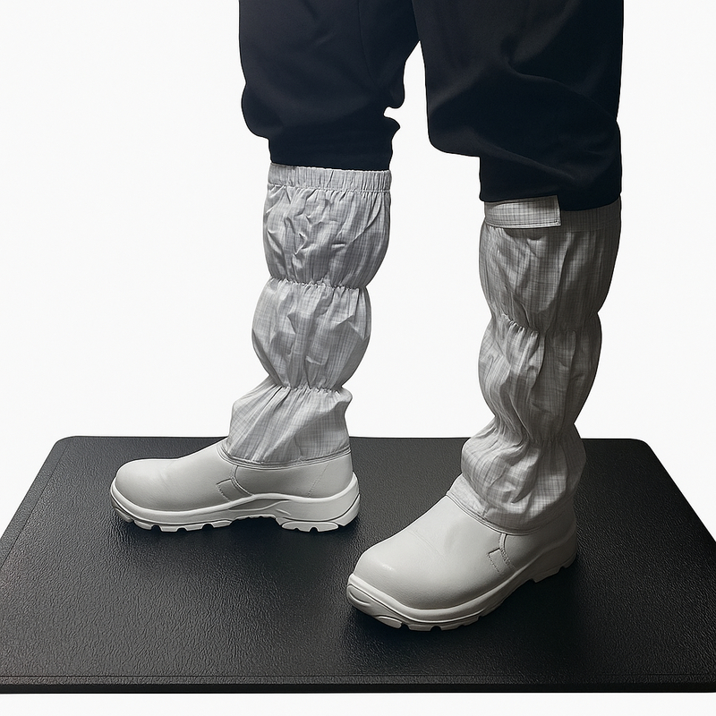 Antistatik ESD-Gummimatte mit doppelten PVC-Schichten und Rindenmuster-Oberfläche für ergonomischen Komfort und Rutschfestigkeit