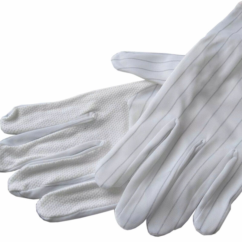 Anti-statische Polyester-ESD-Handschuhe für die elektronische Sicherheitsprüfung
